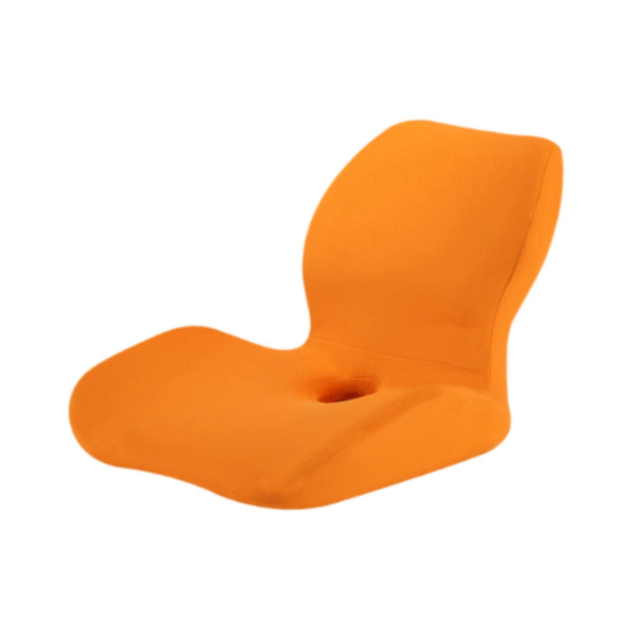 Crofta Lumbar Support Pillow Ergonomic Chair Back Pillow for Dorm Livingroom Travel orange Increase