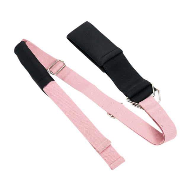 Crofta Yoga Elastic Band Portable Foldable for Cheerleading Training Home Gym Sport Pink