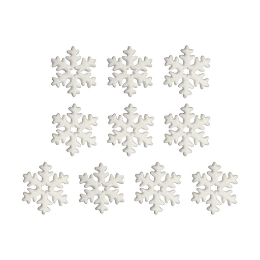 Crofta 10x Large Artificial Snowflake Christmas Decorations for Porch Garden Window