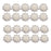 Crofta 20 Pieces Crystal Diamante Pearl Brooch Button DIY Wedding Bouquet Decor