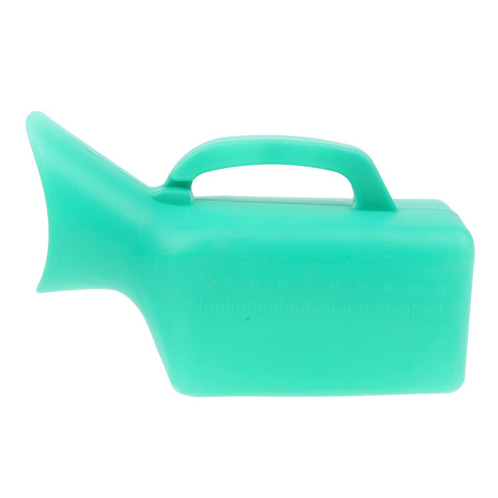 Crofta Reusable Washable Portable Urinal Bottle for Disabled Elderly Women Green