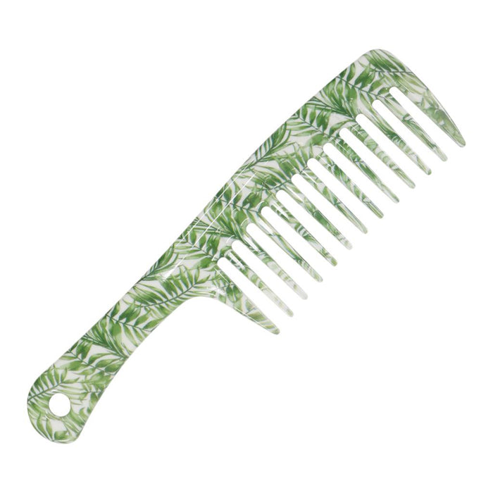 Crofta 1Pcs Hairdressing Comb Anti-static Handle Wide Tooth Hair Comb Detangling 01