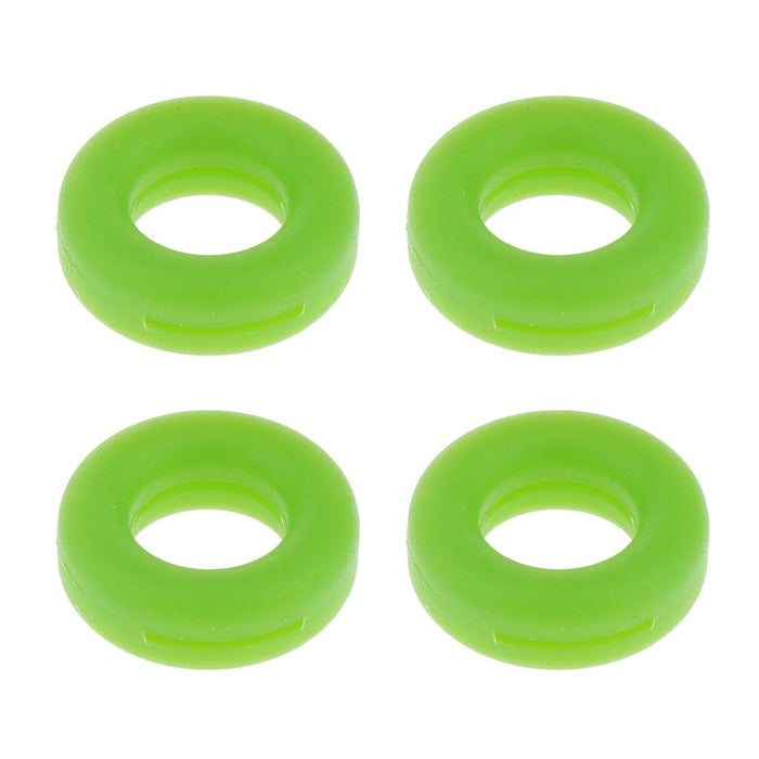 Crofta 2 Pairs Anti Slip Silicone Ear Hooks Holder for Glasses Green