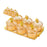 Crofta Dried Fruit Tray Nordic Divided Serving Dishes for Party Living Room yellow 6 grid