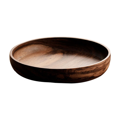 Crofta Wooden Serving Platter Versatile Wood Fruit Tray for Birthday Party Bathroom Style A