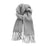 Crofta Winter Scarf Large Scarf Comfortable Tassel Shawl Thick Elegant Warm Blanket Gray