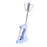 Crofta Semi Automatic Whisk Versatile Egg Mixing Tool for Stirring Beating Blending blue