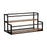 Crofta Coffee Syrup Display Rack 2 Tier Wine Rack for Countertop Coffee Bar Kitchen 43x23x21.2cm