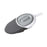 Crofta Bedpan with A Handle Easy to Use Nursing Urinal for Men Women Bedridden Home white grey