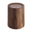 Wood Grain Trash Can Modern Home Waste Basket for Office Entryway Study Room 14L with lid