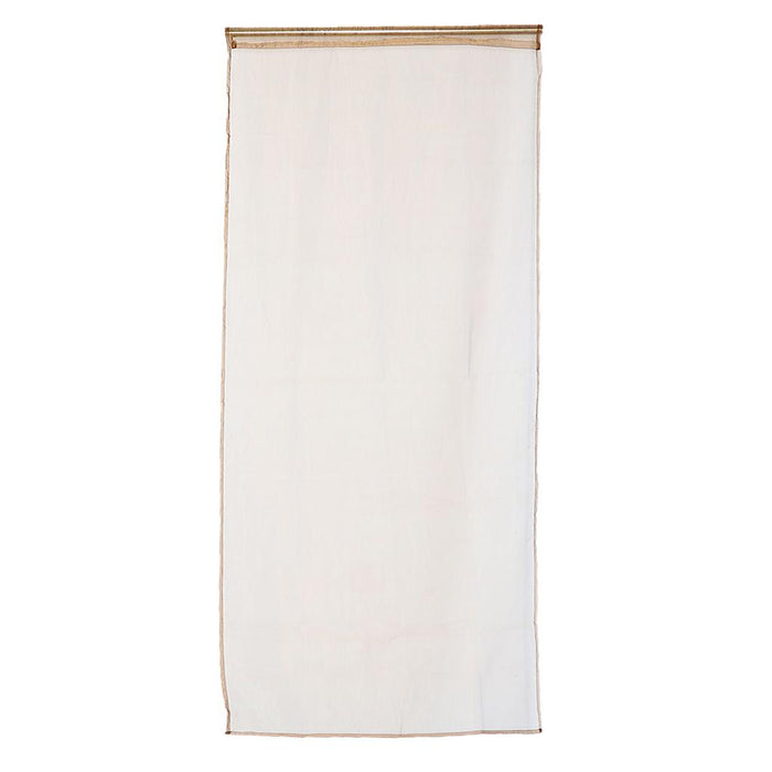 Crofta 100x200cm Window Door Curtain Panel Drape Tulle Room Balcony Divider -Coffee