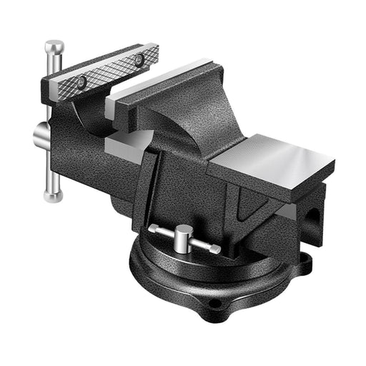 3" Table Vise Bench Vise for Cutting Conduit Sturdy 360° Swivel Locking Base