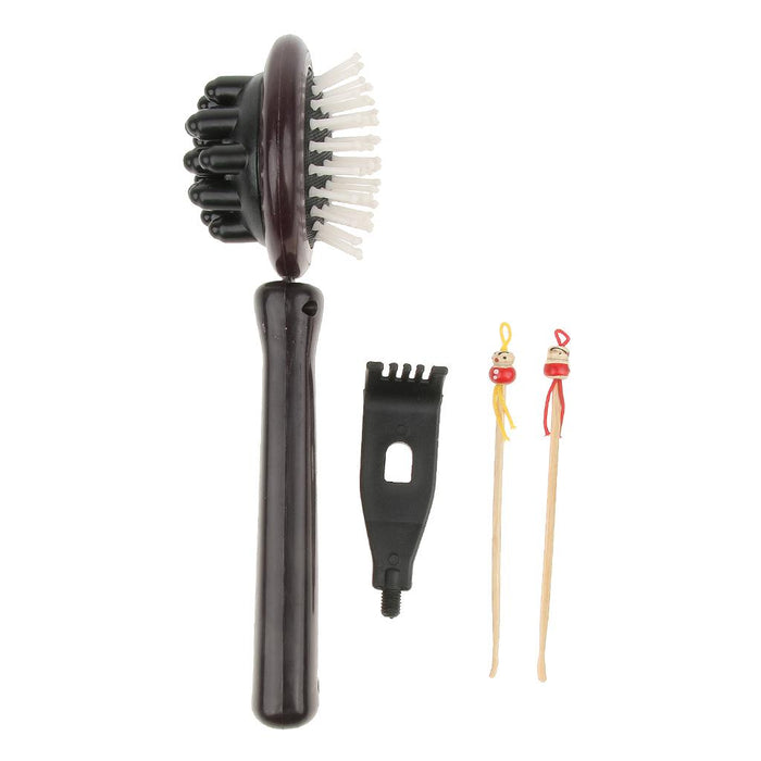 2 In 1 Massage Hammer Stick Knocking Knots Massager With Back Scratcher Set