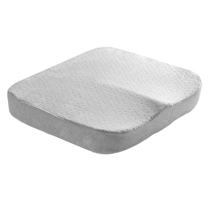 Summer Memory Foam Seat Cushion for Office Chair Back Pain Flannelette Gray