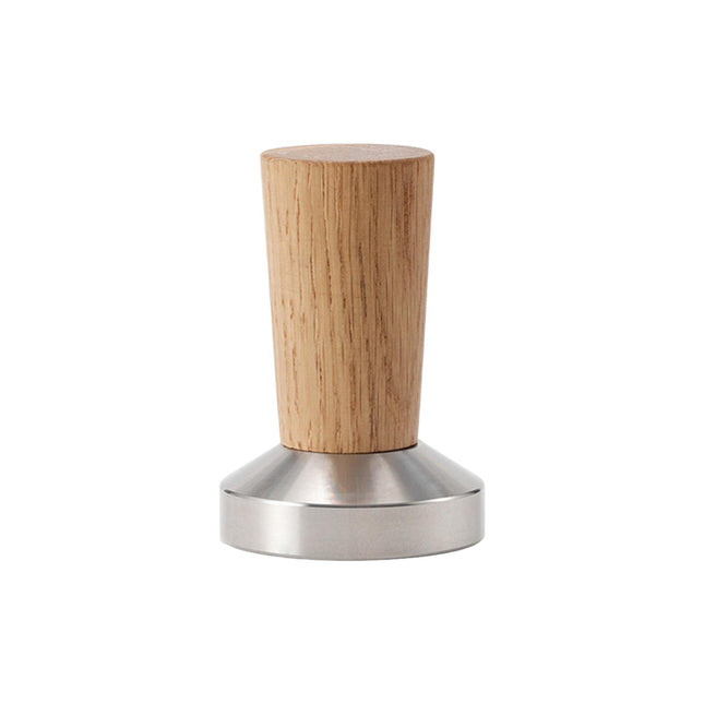 Stainless Steel Coffee Tamper Wooden Handle for Espresso Machine Bar Camping 53mm