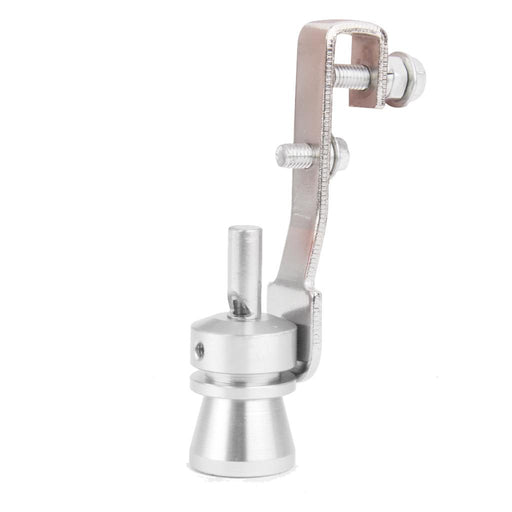 Crofta Turbo Sound Whistle Exhaust Pipe Blowoff Valve Simulator Size M -Silver