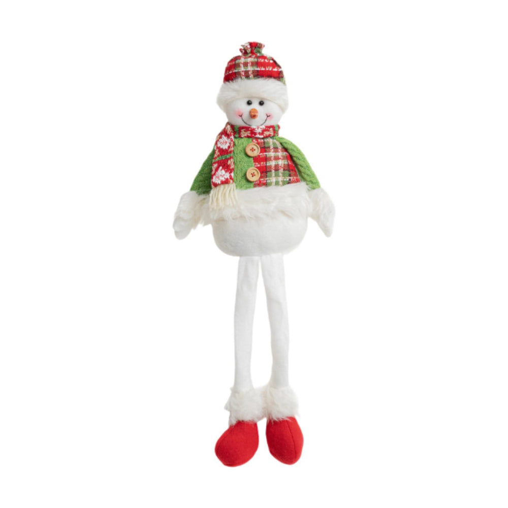 Crofta Xmas Snowman Stuffed Doll Gift Christmas Decoration Doll for Festival Winter