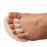 Crofta 1 Pair Left Right Toe Straightener for Overlapping Toe Crooked Hammer Toes