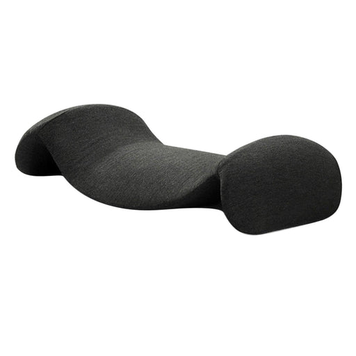 Lumbar Support Pillow Sleeping Cushion Support for Lower Back Sleeper Travel Dark Grey