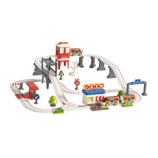 Crofta Electric Train Track Set Train Toy Set for Kids Age 3 Years up Birthday Gift City Track XXL