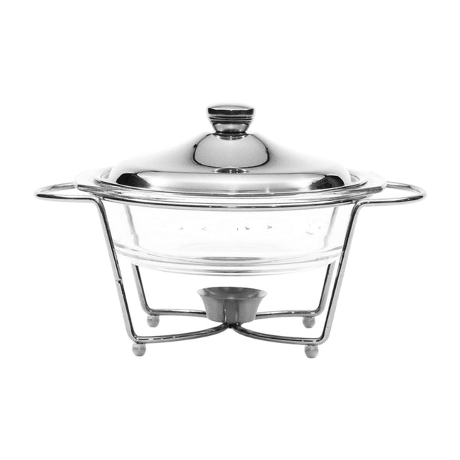 Crofta Chafing Dish for Buffet 2L Chafers for Catering for Chafing Dinners Catering Argent