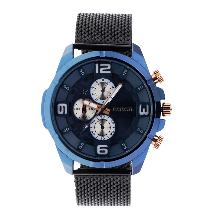 Crofta Watch BAGARI Sports Man Watch Quartz Wristwatch Fashion Watch for Men