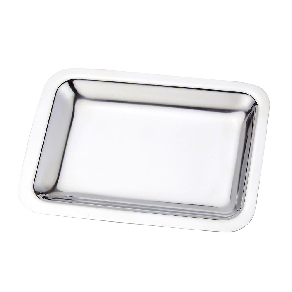 Decorative Organizer Tray Rectangle Metal Dinner Plate for Appetizer Dessert