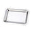 Decorative Organizer Tray Rectangle Metal Dinner Plate for Appetizer Dessert