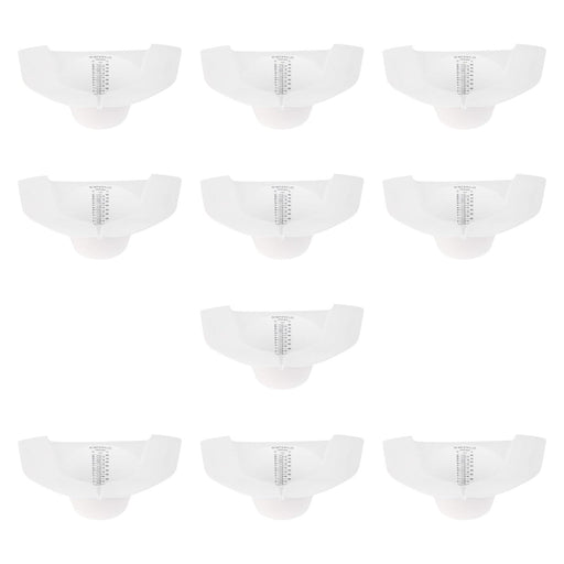 Crofta 10Pcs Commode Sample Collector 800ml Urine Collection Hat Sturdy for Elderly