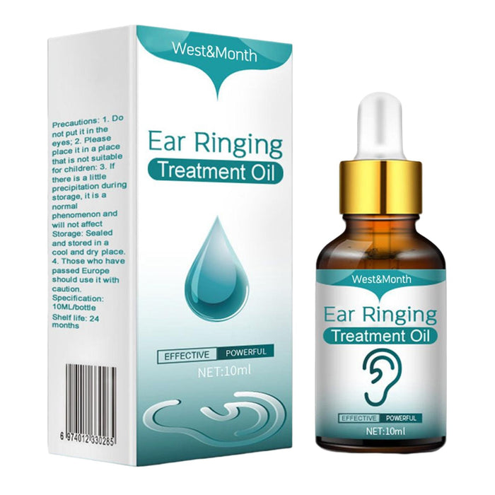 Crofta 10ml Ear Ringing Relieving Ear Drops Oil Earwax Softener Earache Alleviate