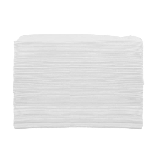 100x Soft Disposable Bed Sheet Waterproof for Salon SPA  White with Hole