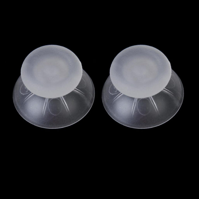 Crofta 1 Pair of Joystick Thumbstick Thumb Stick for Sony PlayStation 4 PS4 Clear