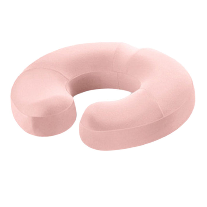 Crofta Donut Pillow Anti Slip Butt Pad Coccyx Cushion Home Memory Foam Seat Cushion Pink