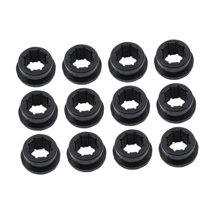 Crofta 12Pcs Rear Camber Bushing Spare Parts Lower Control for Honda ES Skunk2 Black