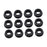 Crofta 12Pcs Rear Camber Bushing Spare Parts Lower Control for Honda ES Skunk2 Black