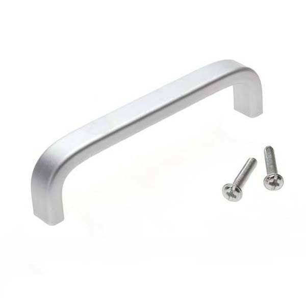 Crofta 10x Door Drawer Pull Knob Cabinet Handle Hardware - Matte Silvery