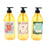 3 Pieces 1000ml Refillable Pump Bottle Empty Shampoo Dispensing Container Suit for Home or Travel