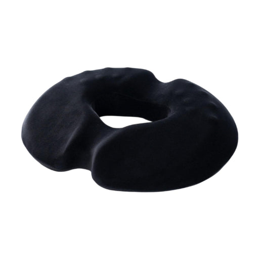 Crofta Donut Pillow Seat Cushion for Long Term Sitting Non Slip for Car Sitting Pad Male Black