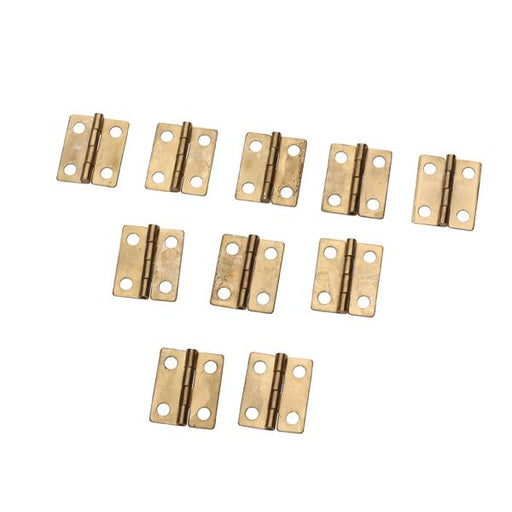 Crofta 10pcs Mini Cabinet Drawer Butt Hinge