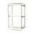 3 Tiers Wall Mounted Storage Rack Wall Storage Holder for Living Room Toilet Black