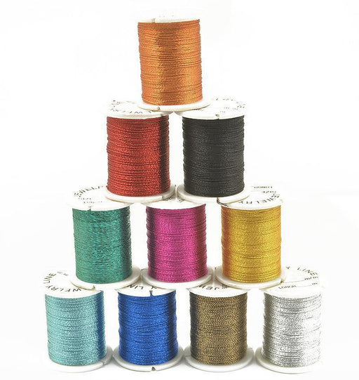 10 Rolls Multifunctional String Metallic Jewelry Cord 0.2mm