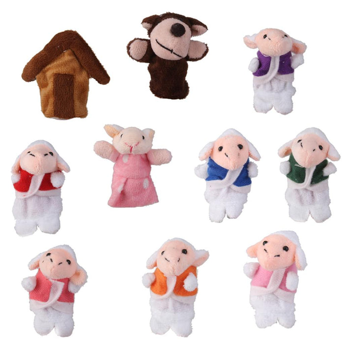 The Wolf and Seven Little Lambs Finger Puppets Nursery Rhyme/Fairy Tale