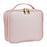 Crofta Makeup Cosmetic Bag Container Washable Organizer Portable PU for Jewelry Pink