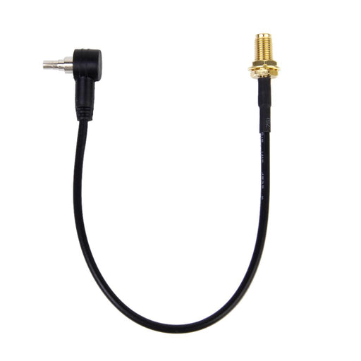 Crofta 1PC Black CRC9 Plug to RP-SMA Female conversion line Pigtail Connector Adapter Cable New