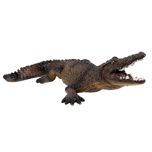 Crofta Realistic Crocodile Figurines Preschool Animals for Children Birthday Gift