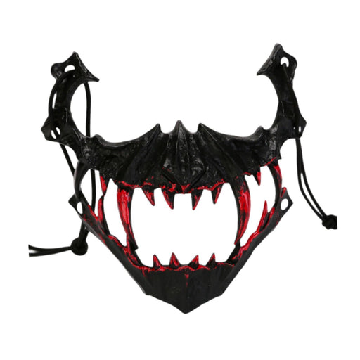 Halloween Mask Convenient Half Mask for Stage Performance Party Role Playing Black