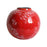 Crofta Red Ceramic Vase Home Decor Flower Vase for Centerpiece Anniversary Entryway Height 24cm