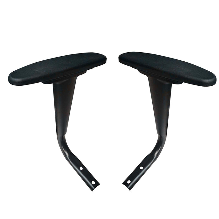 Crofta 2 Pieces Chair Armrest Pair Replacement Armrest Replaces for Office Chair PP Surface