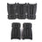 Crofta 10pcs Black Molle Webbing Connecting Clips Strap Buckle Backpack Bag Clip