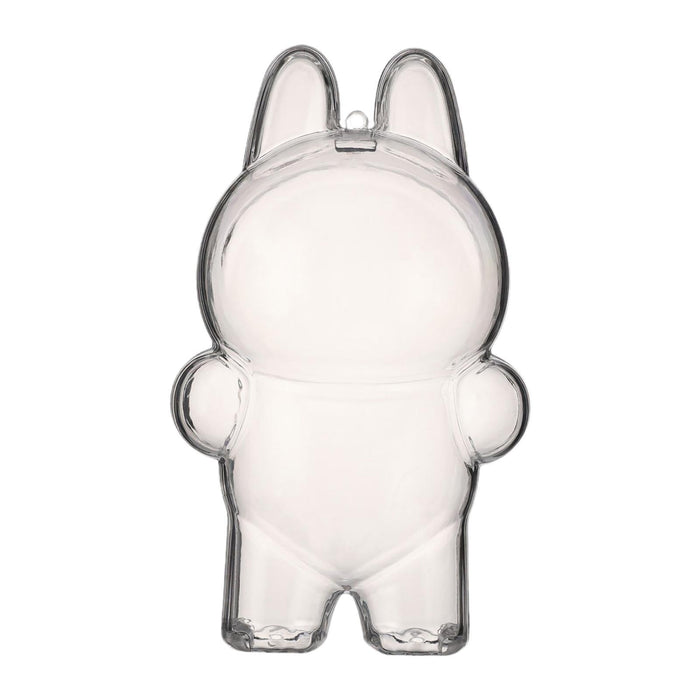 Crofta Clear Display Case for Figures Organizer Portable Doll Cover Small Doll Case